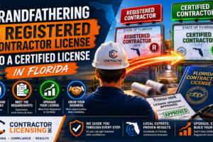 Grandfathering a Registered Contractor License to a Certified License in Florida