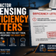 Contractor Licensing Deficiency Letters Explained