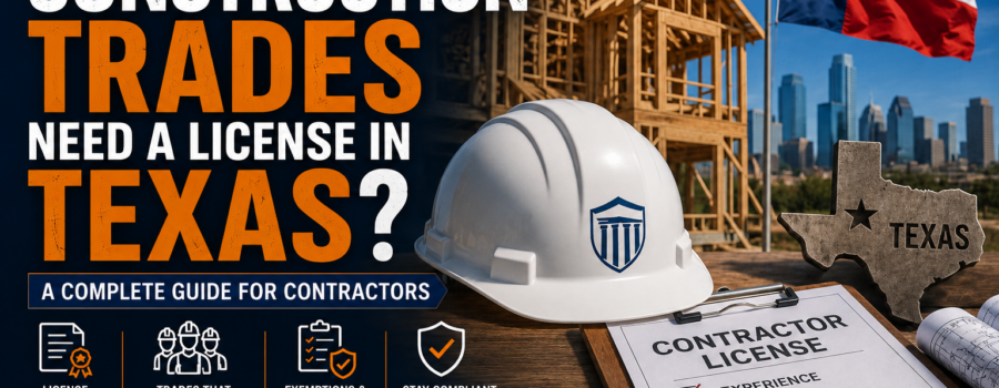 What Construction Trades Need a License in Texas?