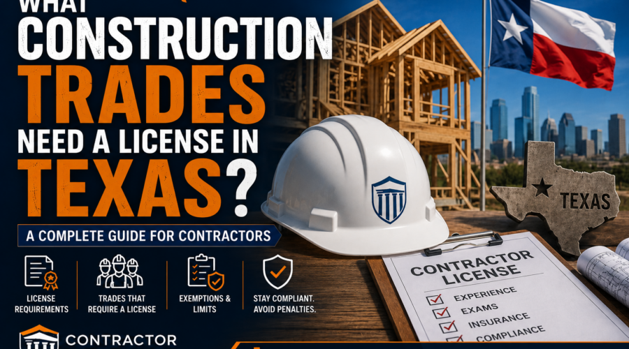 What Construction Trades Need a License in Texas?