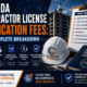 Florida Contractor License Application Fees: A Complete Breakdown
