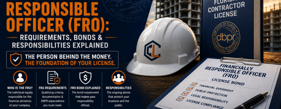 Florida Financially Responsible Officer (FRO): Requirements, Bonds & Responsibilities Explained