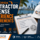 Florida Contractor License Experience Requirements