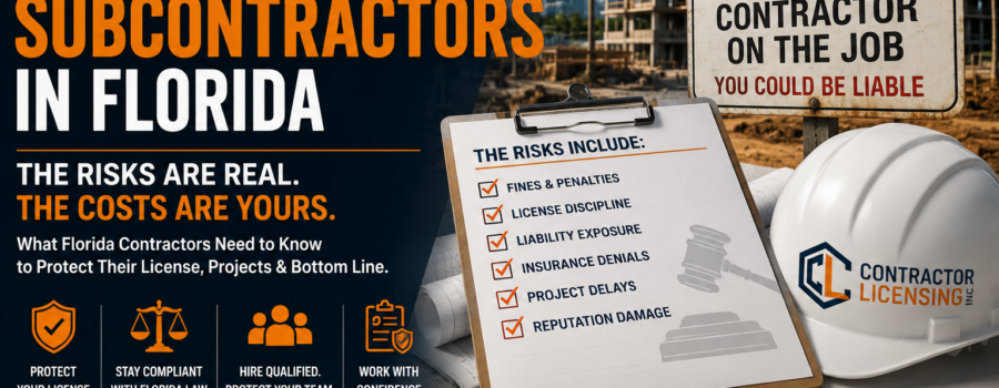 Unlicensed Subcontractors in Florida