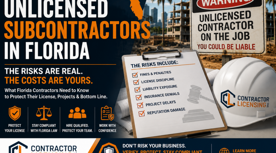 Unlicensed Subcontractors in Florida